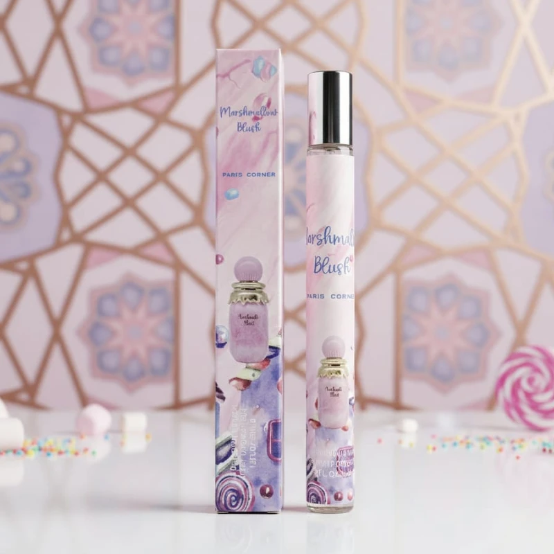 grossiste en eau de parfum ddonna (16) Lot de 5 (2,50€ unité): Eau de Parfum "Marshmallow Blush" – Paris Corner – 35ml – Image 1