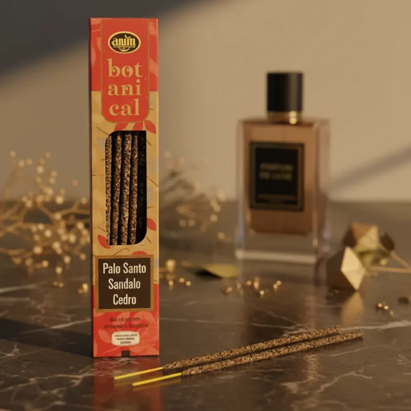 Carton de 12 Paquets d'Encens (soit 0,85€ le paquet) BOTANICAL : Palo Santo/Santal/Cedre - Aum