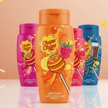 Mélange de 10 (1,90€ Pièce) : Gel de Douche & Bain 300ml "Parfums Assortis"- Chupa Chups – Image 6