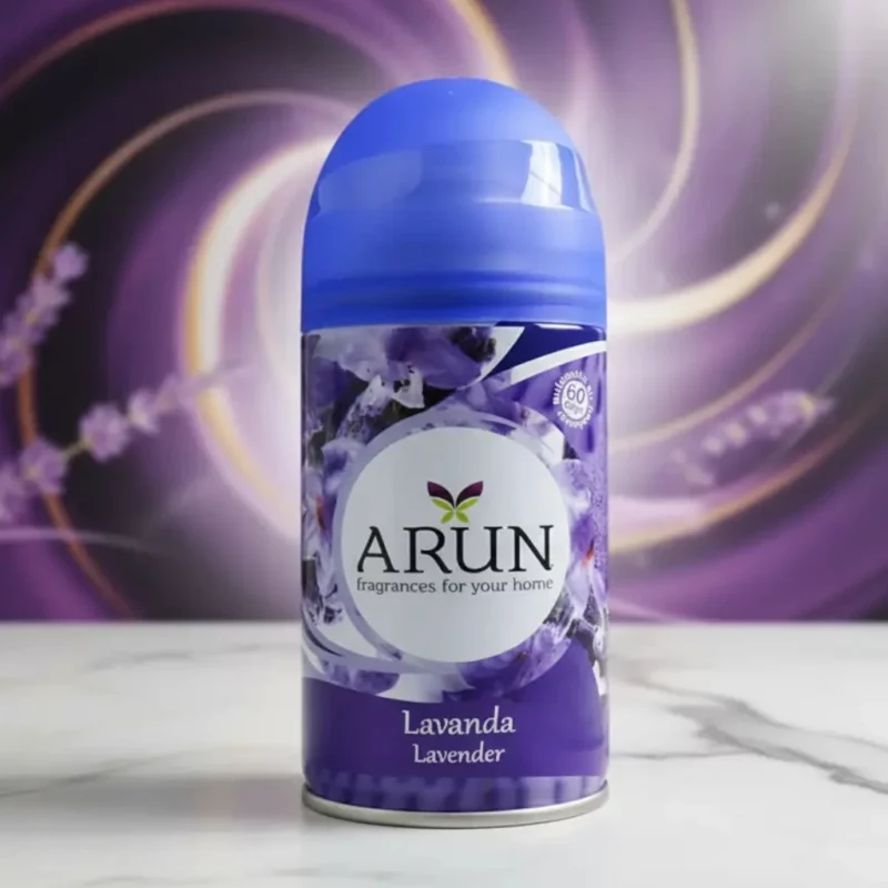 Lot de 6 (soit 1.35€ l'unité) : Sprays d'Intérieur ARUN – Lavande (250ml)