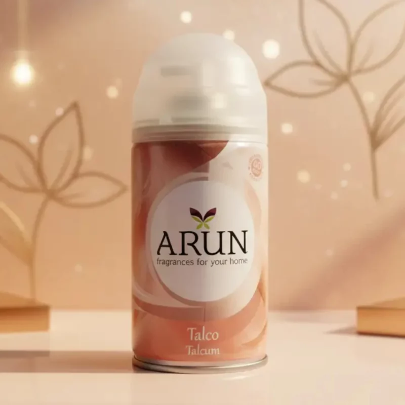 Lot de 6 (soit 1.35€ l'unité) : Sprays d'Intérieur ARUN – 250ml | Fraîcheur (Talc)