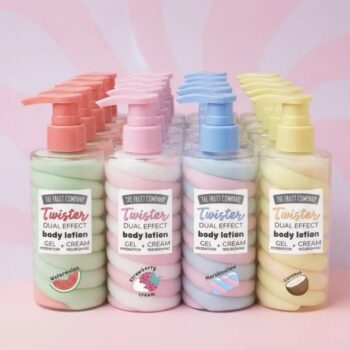 Présentoir de 20 (1,98€ Pièce) - Body Lotion "Twister Dual Effect" 200gr– The Fruit Company – Image 3
