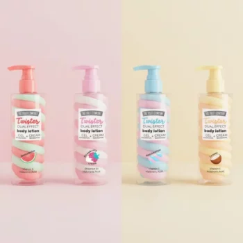 Présentoir  de 20 (1,98€ Pièce) - Body Lotion "Twister Dual Effect" 200gr– The Fruit Company – Image 2