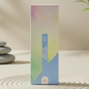 Présentoir de 6 Boîtes de 20 Encens (0,38€ la Boite de 20 ) : Sticks d'encens GARANTI SANS BENZÈNE - "bien-être et de joie" – Image 2