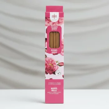 Présentoir de 6 Boîtes de 20 Encens (0,38€ la Boite de 20 ) : Sticks d'encens GARANTI SANS BENZÈNE - "Rose"