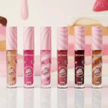 Mélange de 6 (soit 1,20€ l'unité) Gloss à Lèvres "Fruit Gloss" – D'DONNA