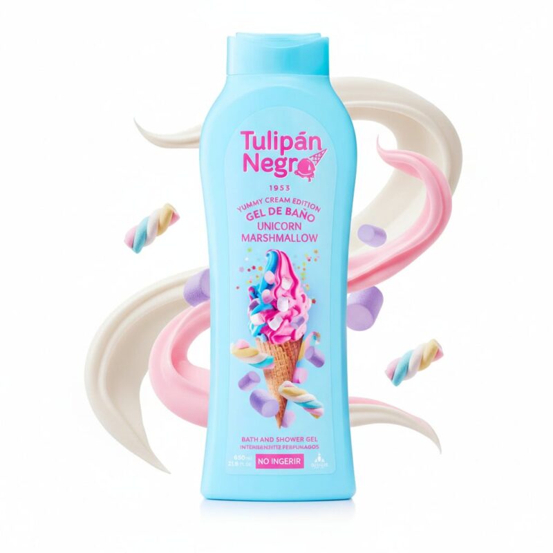 Gel Douche Gourmand Marshmallow – Tulipan Negro (650 ml)