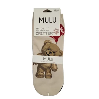 Lot de 10 Paires (1€ Pièce) : Chaussettes Haut de Gamme Femme "Collection MULU" TENDRESSE TEDDY - 85% coton – Image 3