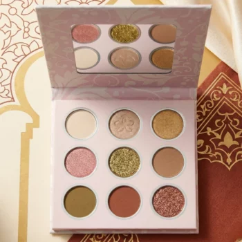 Palette de Fards à Paupières Orientale 9 Couleurs – Éclat du Désert & Pigments Purs – Image 2