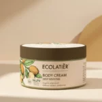 Crème Corps Revitalisante à l'Argan Biologique – ECOLATIER Bio Green (250 ml)