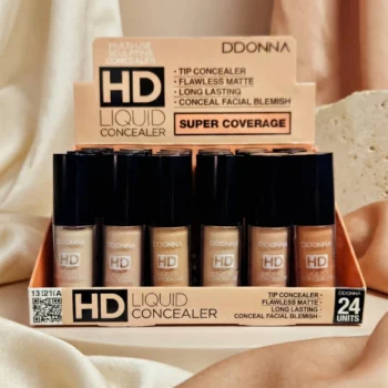 Présentoir de 24 (1,30€ Pièce) Fond de Teint Liquide HD – D'DONNA – Image 2
