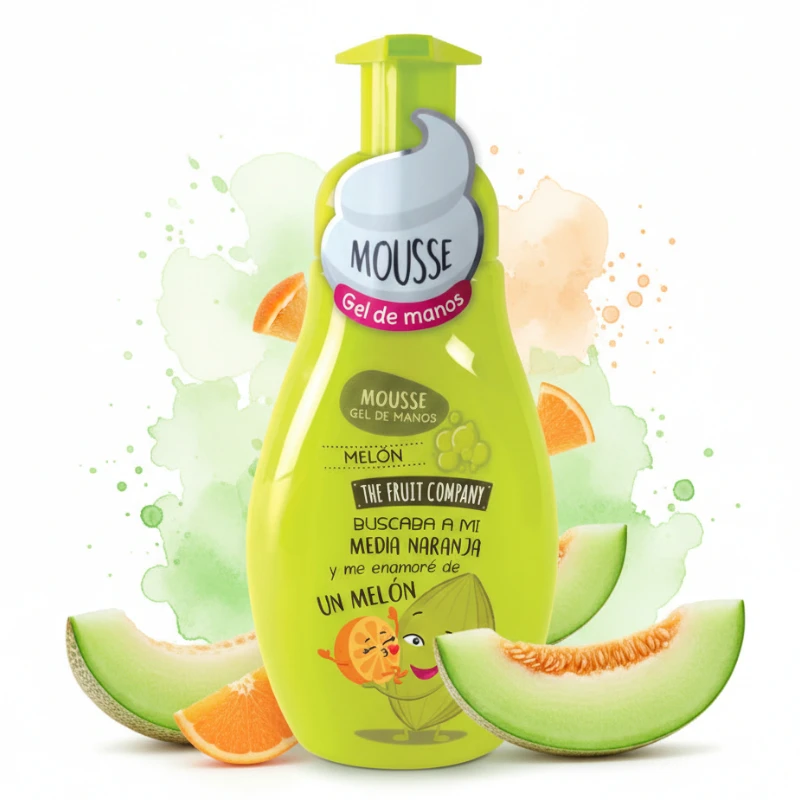 fournisseur de savon de main mousse the fruit company (1) Mousses de savon pour les mains 250ml - MELON - The Fruit Company – Image 1
