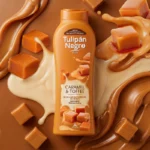 Gel Douche Gourmand & Parfumé Caramel & Toffee – Tulipan Negro (650 ml)