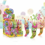 Boîte de 12 unités (1,29€ Pièce) Bonbon Gel Juicy Worms "Env 15cm" – JOHNY BEE