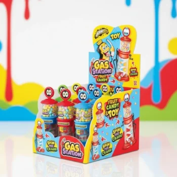 Boîte de 12 unités (1,70€ Pièce) Jouet Bonbon Gas Station "Env 14cm" – JOHNY BEE – Image 3