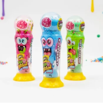 Boîte de 12 unités (1,50€ Pièce) Lollipop & Sour Brain Powder "Env 13cm" – JOHNY BEE – Image 2