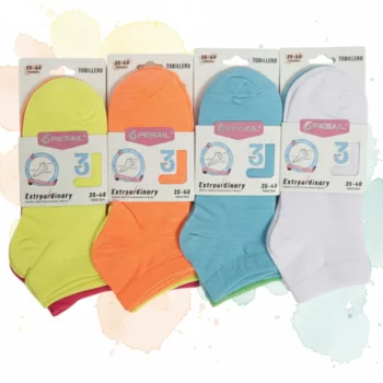🧦 LE LOT ULTIME : 120 Paires de Chaussettes Femme (Hautes & Basses) – Très Beau Lot à Prix Cassé ! 📦✨ – Image 9