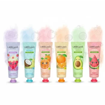 Présentoir Bocal de 36 (soit 0,80€ pièce) : Crèmes Mains LOOK LOOK – Assortiment 6 Parfums – Image 2