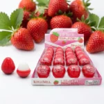 Présentoir de 20 (0,65€ Pièce) Baume à Lèvres Fraise Leticia Well – Design Fruit 3D