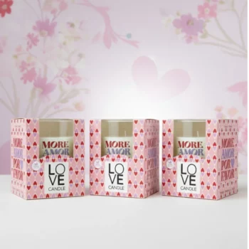 Bougie Parfumée "More Amor Por Favor" - Lumar Aromatic (120g) - Cire Végétale - Pot en Verre - 28h – Image 2