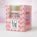 Bougie Parfumée "More Amor Por Favor" - Lumar Aromatic (120g) - Cire Végétale - Pot en Verre - 28h