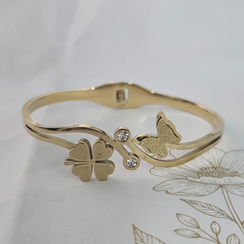 grossiste en bracelet en acier inoxydable Bracelet Rigide en Acier Inoxydable – Collection Haute Finition – Image 1