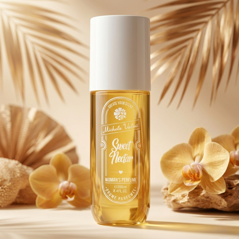 grossiste en brume corporelle pas cher (5) Brume Corporelle Michela Valenti (SWEET NECTAR) – Grand Format (250 ml) – Image 1
