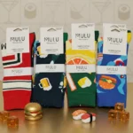 Lot de 12 Paires (1,40€ Pièce) : Chaussettes Haut de Gamme Mixte Mi-mollet "Collection MULU" STREET FOOD - 98% coton