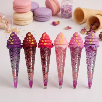Présentoir de 24 (soit 0,95€ l'unité) : Gloss à Lèvres Ice Cream – D'Donna – Image 2