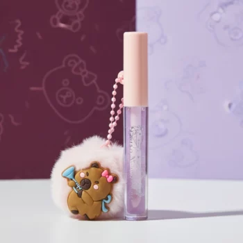 Lot de 6 (soit 2,05€ l'unité) : Gloss Porte-clés "Peluche" Romantic Rain – Écrin de Douceur – Image 2