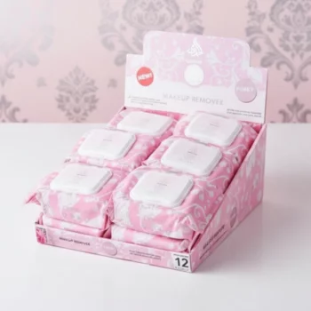 Lot de 12 (1,20€ Le Paquet) : Lingettes Démaquillantes Pinky Essence – Arab Edition - D'Donna