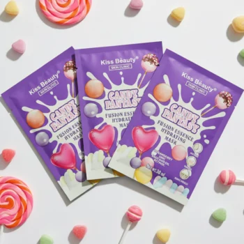 Lot de 6 (0,75€ Pièce) 🍫 Masque Visage "Candy Fantasy" – Kiss Beauty (Skin Clinic)