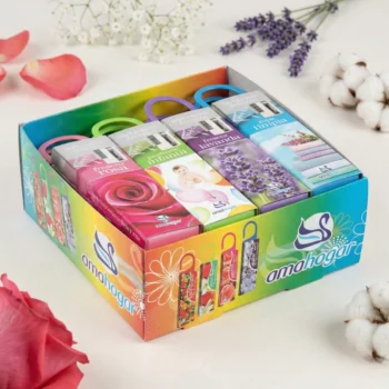 Lot de 24 (Soit 0,97€ unité) : Désodorisant à suspendre - Parfums Floraux & Pure – Image 2