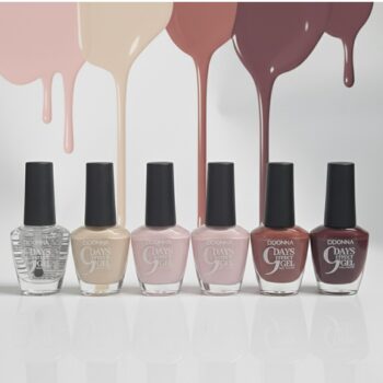 Lot de 6 (0,80€ Pièce) Vernis à Ongles "Effet Gel" 6 Couleurs – DDONNA (Tenue 9 Jours)