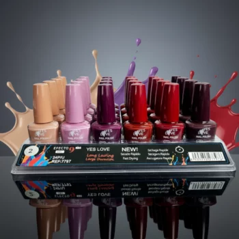 Présentoir de 24 (0,90€ pièce) : Vernis à Ongles Gel Style – YES LOVE (Effet Gel & Tenue 9 Jours) – Image 2