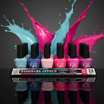 Présentoir de 24 (0,70€ pièce) : Vernis à Ongles – Effet Gel 9 Jours – D'Donna – Image 2