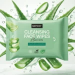 🌿 Lot de 12 paquets de 20 Lingettes nettoyantes pour le visage Aloe Vera - Sence ✨