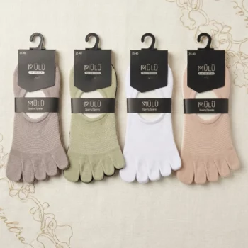 Lot de 12 Paires (1,50€ Pièce) : 👣 Lot de 12 Paires : Chaussettes à Doigts "Confort Total"