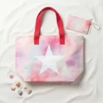 🏖️ Le Grand Sac de Plage "Etoile" + Pochette Assortie