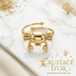 Bague Dorée en Acier Inoxydable – Réglable et Adaptable