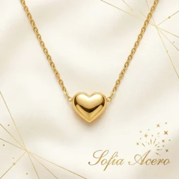 Mélange de 10 ( 1,90€ Pièce) Collier avec Pendentif Doré en Acier inoxydable de haute qualité – Image 4