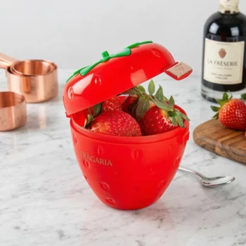 Boîte de Conservation "Fraise" – Fraîcheur & Design (Sans BPA)