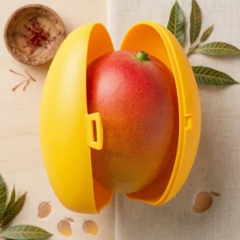 Boîte de Transport & Conservation "Garde Mangue" – Protection Totale (Sans BPA)