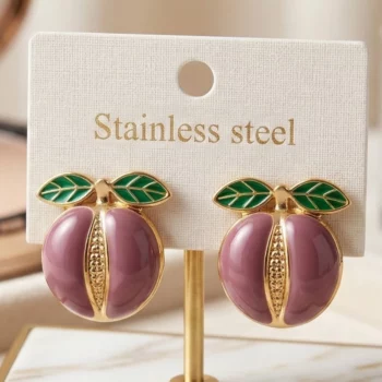 Lot de 10 (2,50€ Pièce) 🌿 Mélange de Couleur - Paires de Boucles d'Oreilles en Acier Inoxydable – Image 3