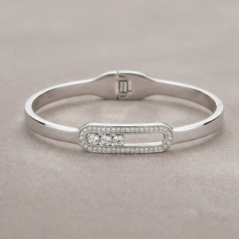 fournisseur de bracelet femme en acier inoxydable (5) Bracelet Rigide en Acier Inoxydable – Collection Haute Finition – Image 1