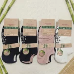 Lot de 12 Paires (1€ Pièce) : Paires de Chaussettes Femme en Fibre de Bambou Antidérapantes – Confort & Yoga