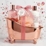 💖🌸 Coffret Cadeau 4 Pièces pour le Bain IDC Institute "Scented Bath Rose" de IDC Institute 🎁🤗