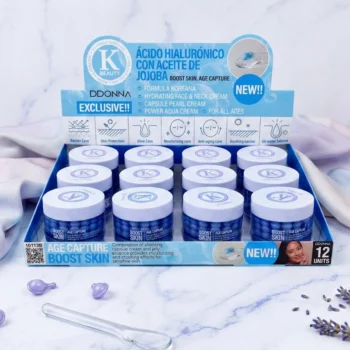 Présentoir de 12 (2,17€ Pièce) 💎Boost Skin : Crème Cristalline à l'Acide Hyaluronique & Jojoba