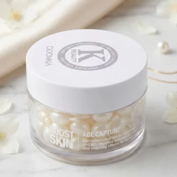 🤍 Boost Skin : Crème Restructurante au Collagène & Capsules de Peptides Blancs