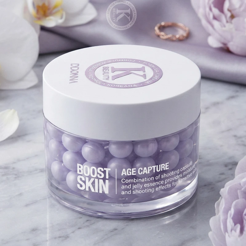 fournisseur de creme coréenne ddonna 10113C 💜 Boost Skin : Crème Raffermissante & Éclat – Niacinamide & Peptides Lilas – Image 1